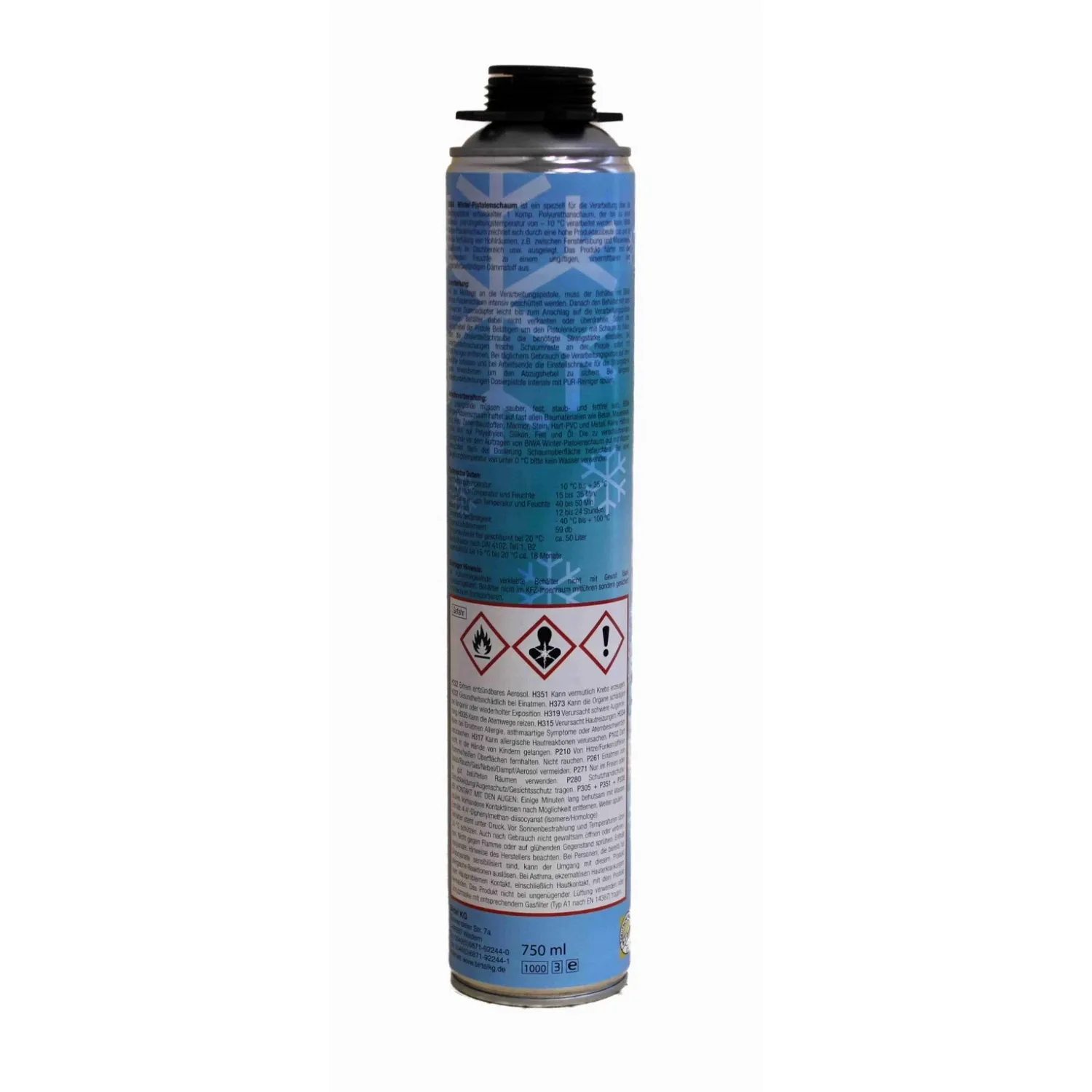 Soudal Winterschaum PU-Pistolenschaum 750 ml bis -20°C