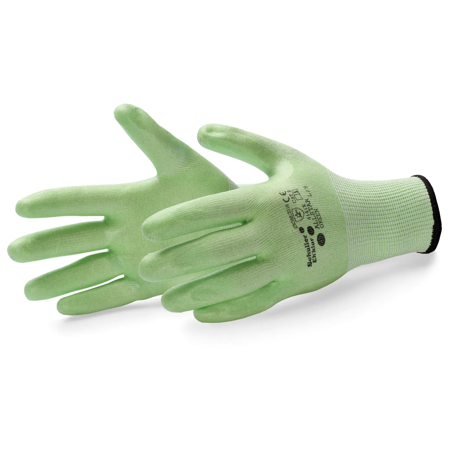 Schuller ALLSTAR Grip Nitril-Montagehandschuh Grün Größe M