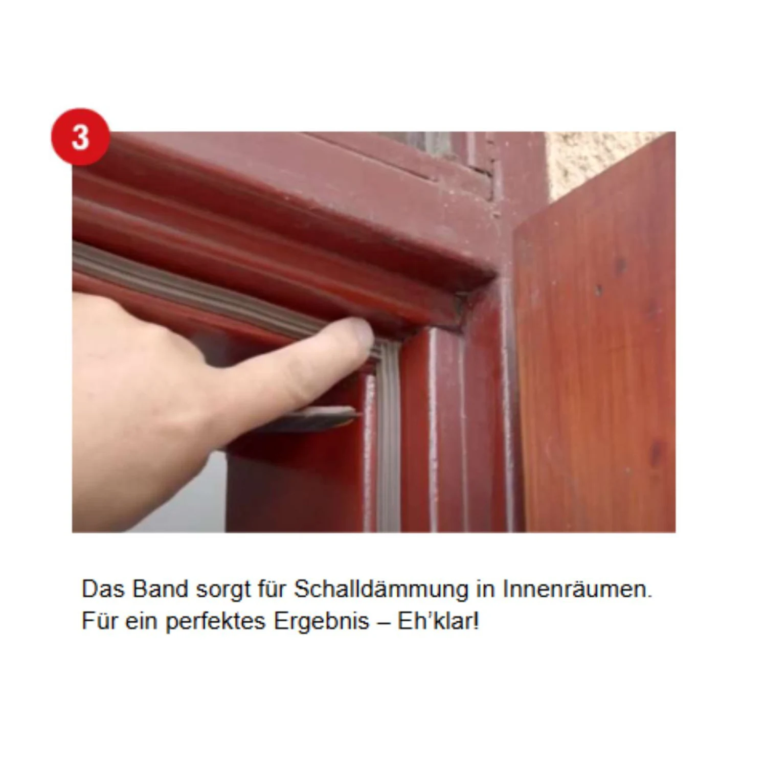 Schuller Airstop Fensterdichtung P-Profil EPDM 6 m