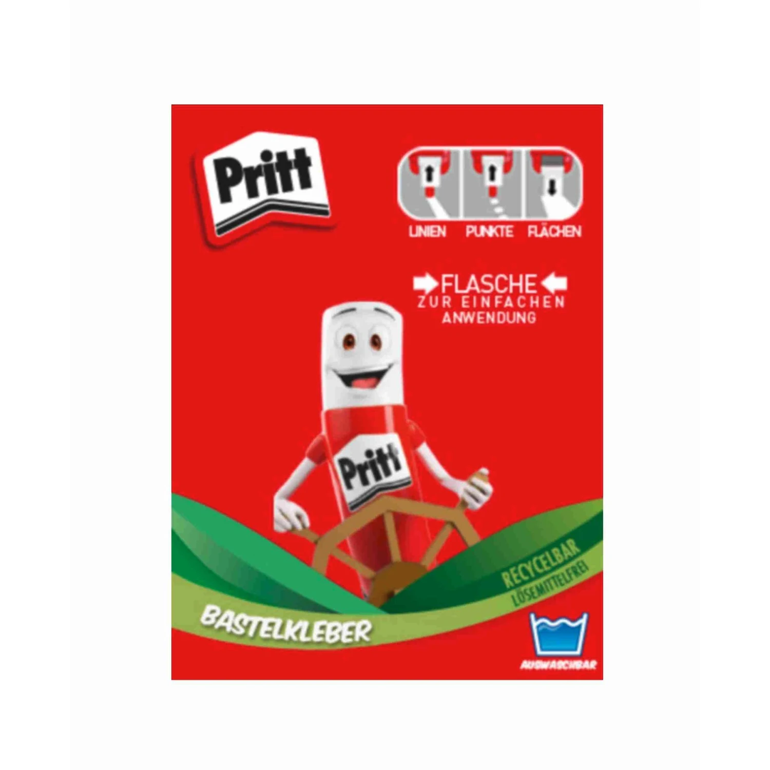 Pritt Bastelkleber lösemittelfrei weiß, Flasche 100 g