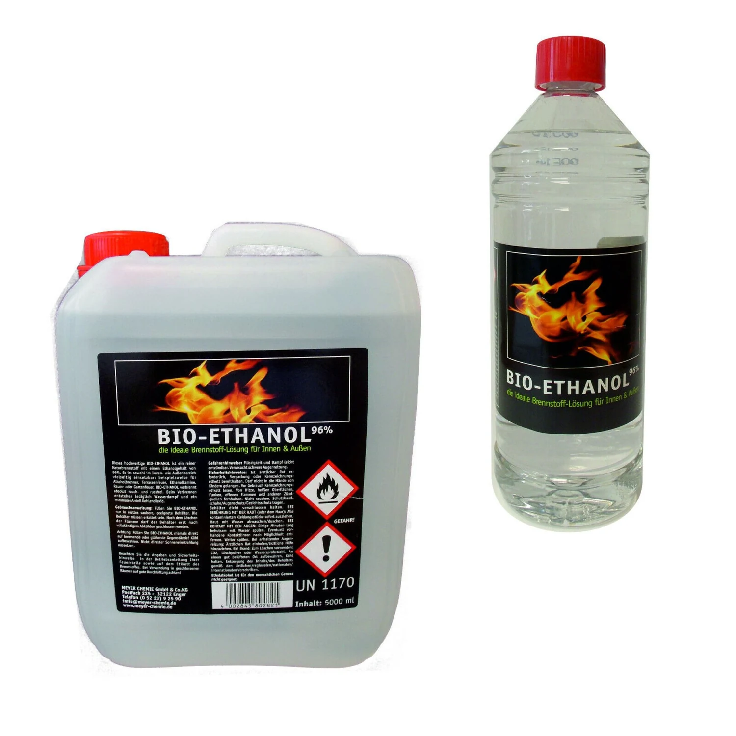 Meyer Bio-Ethanol 96 % für Ethanolkamin