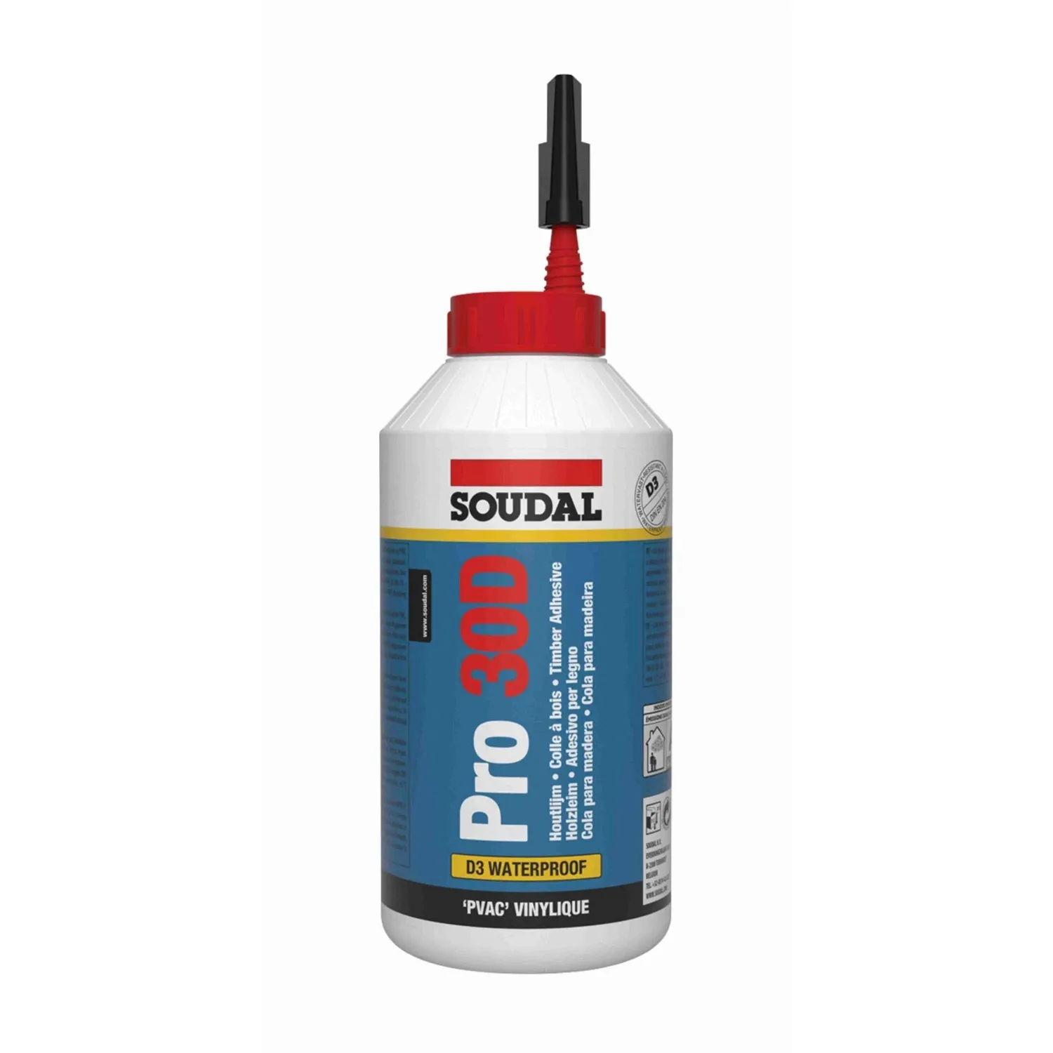 Soudal Holzleim Pro 30D wasserfest D3 750 g