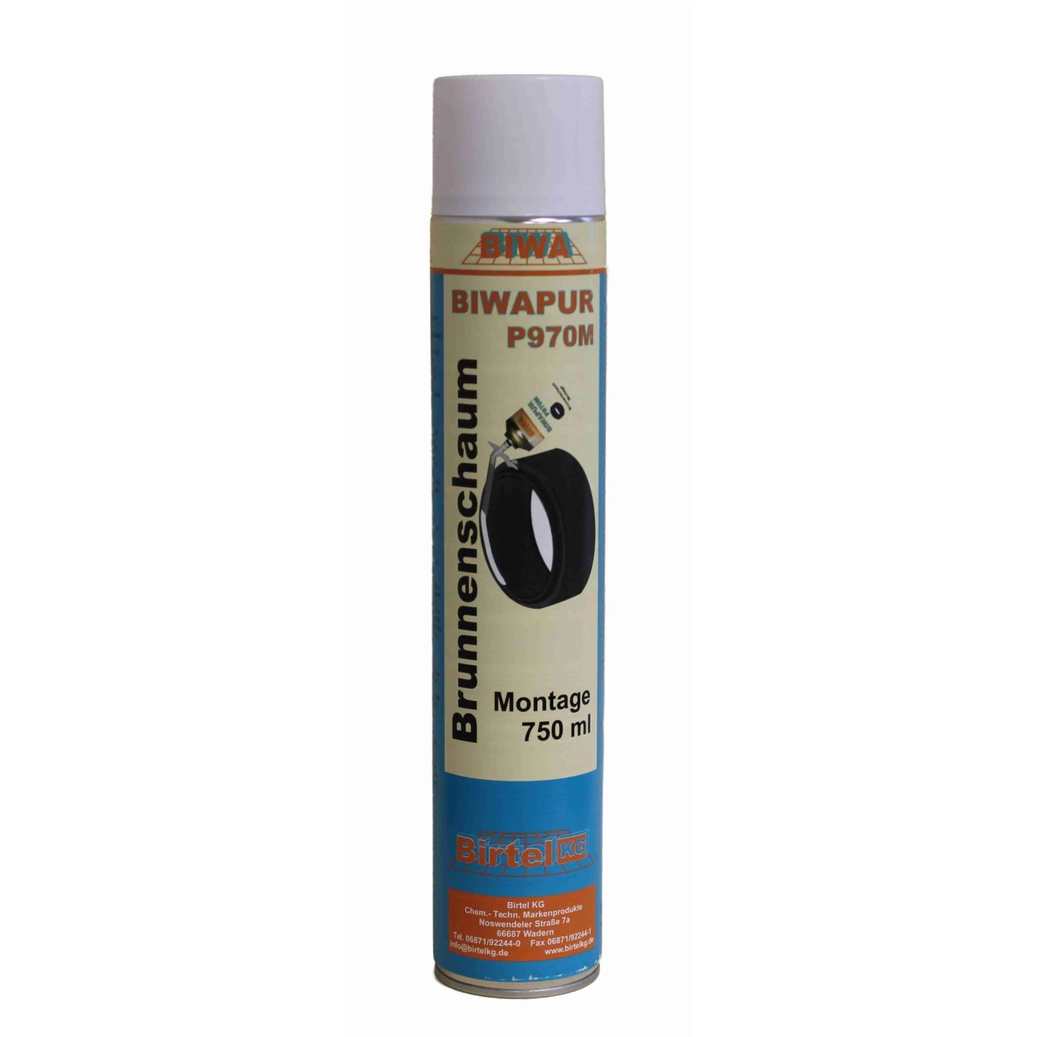 BIWA P970M Brunnenschaum B3, Gebinde 12 × 750 ml – Gebindeansicht