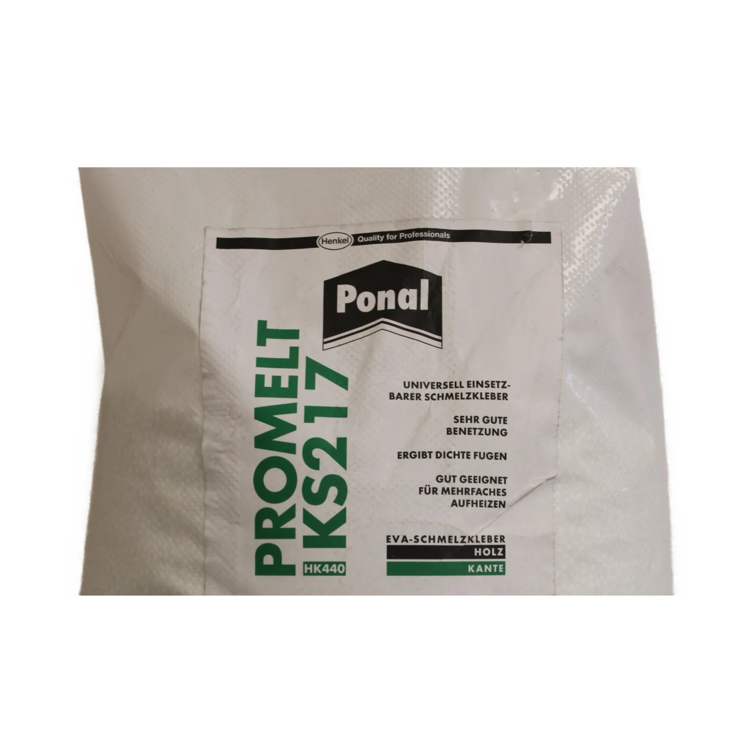 Ponal Promelt KS217 Schmelzklebstoff weiß, Sack 25 kg