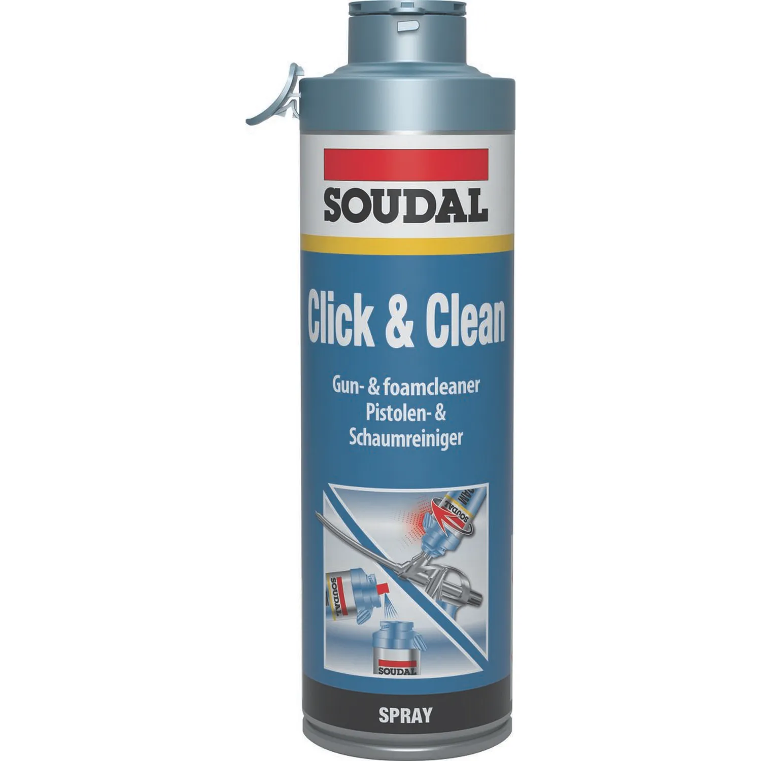 Soudal Click&Clean Pistolen- und Schaumreiniger 500 ml
