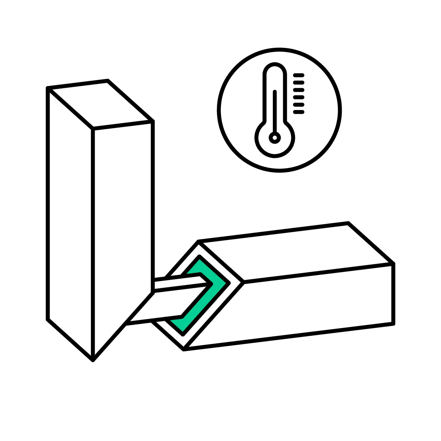 Ottocoll P525 Turbo PU Klebstoff Piktogramm mit Produkteigenschaften und Anwendungshinweisen