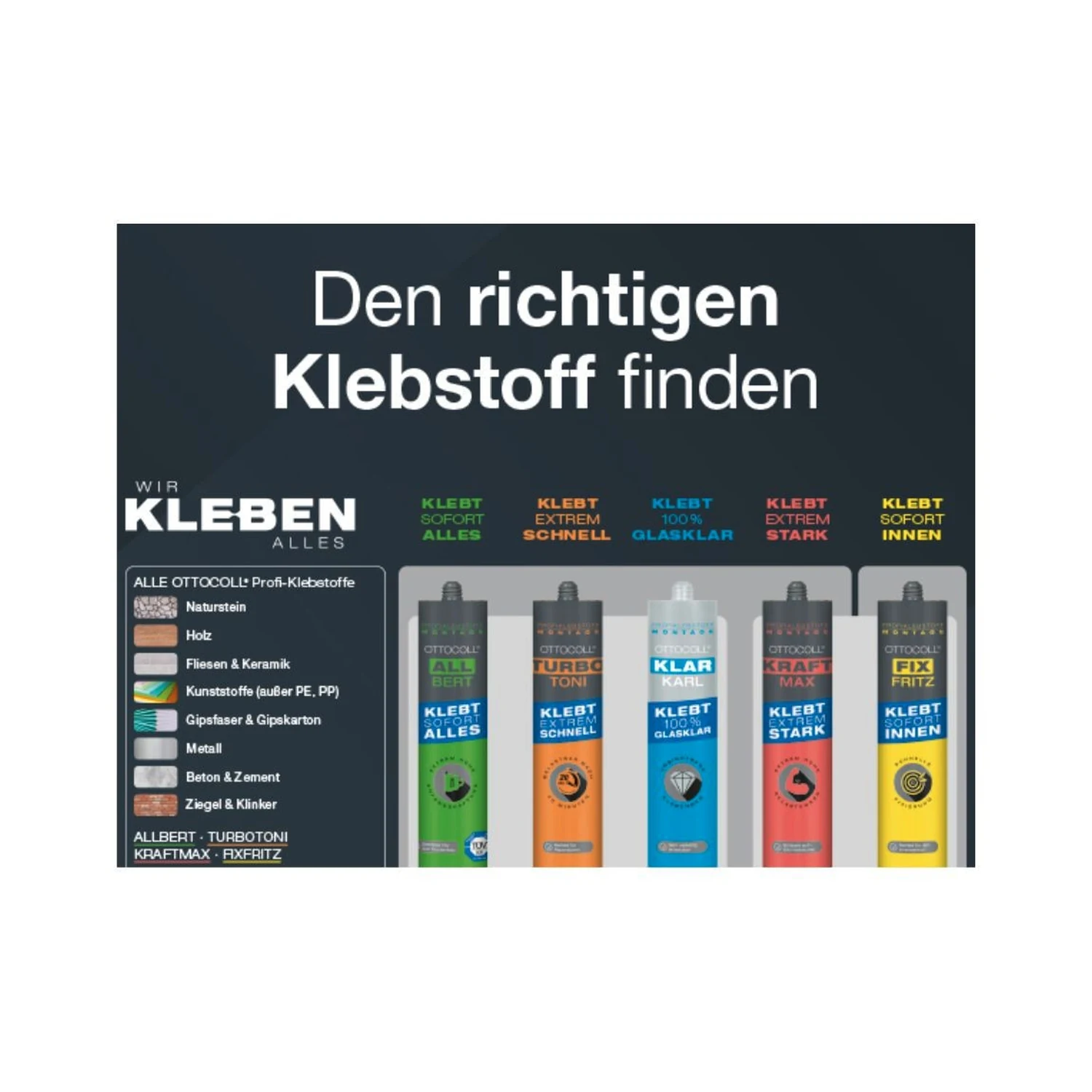 Ottocoll TURBOTONI Hybrid-Klebstoff weiß, 290 ml