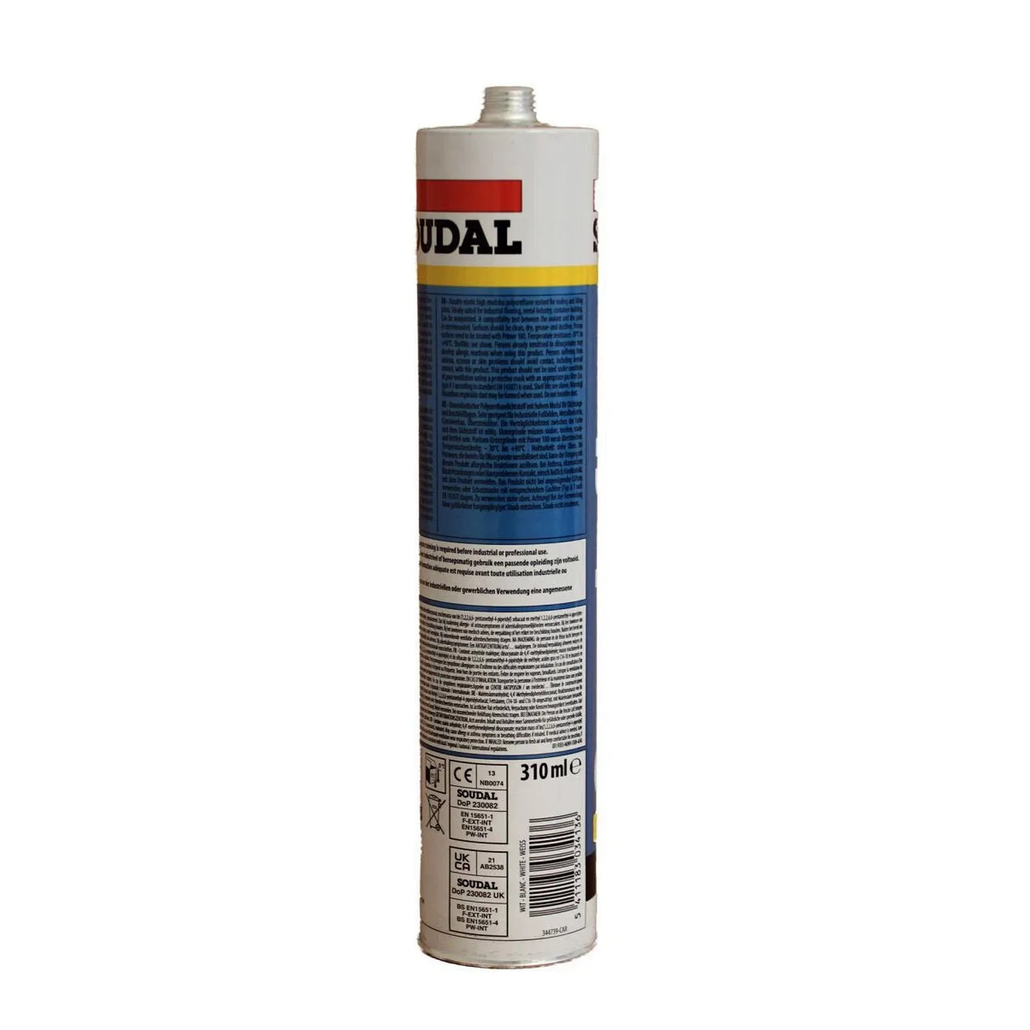 Soudal Soudaflex 40FC Kartusche Seitenansicht 310 ml
