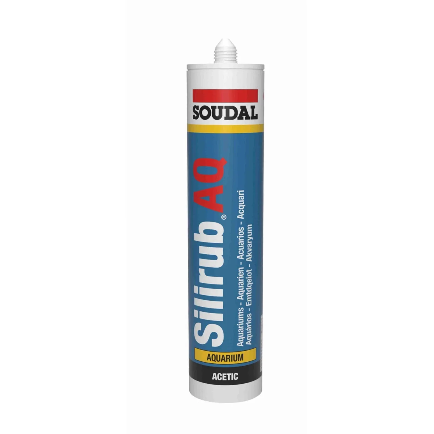 Soudal Silirub AQ Aquariensilikon fischungiftfrei 310 ml Kartusche