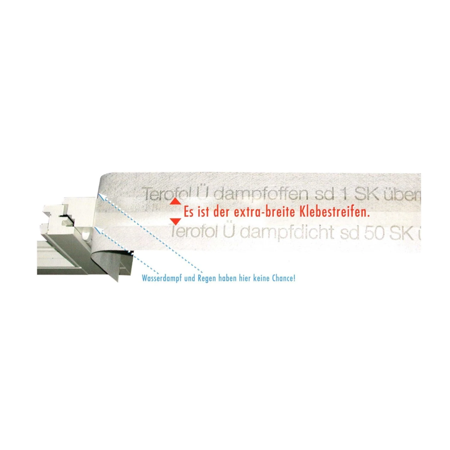Terofol combi SD1/50 Fensteranschlussfolie 180 mm x 30 m