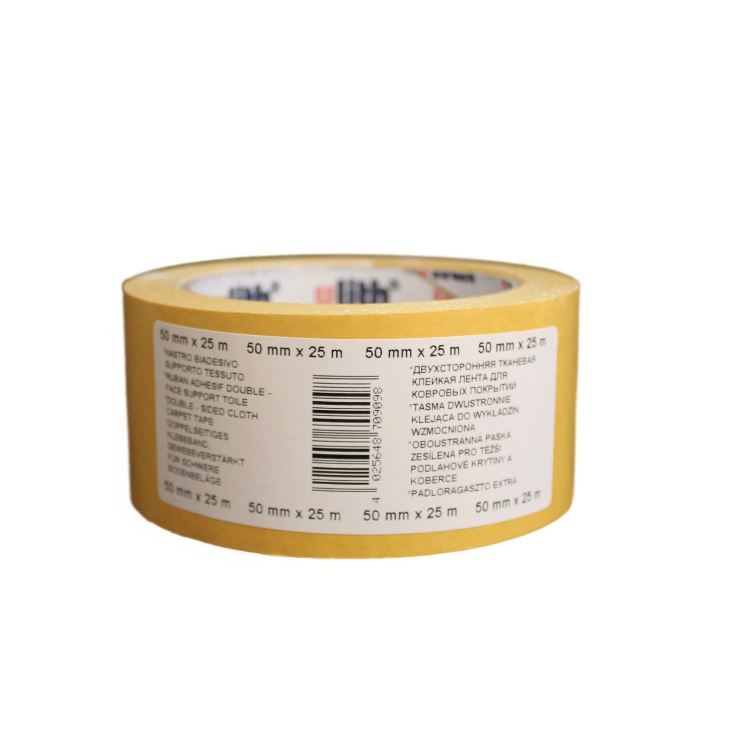 Teppichband doppelseitig mit Gitternetz-Gewebe 50 mm x 25 m
