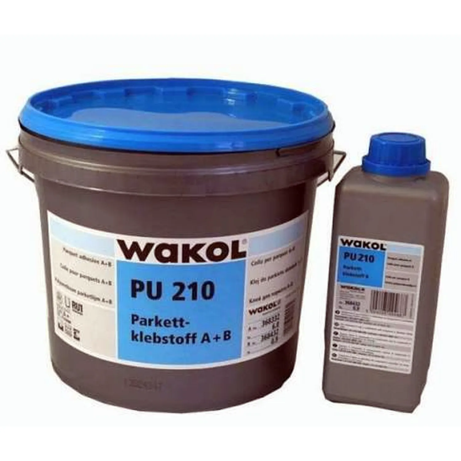 WAKOL PU 210 Parkettklebstoff 2K-Polyurethan 6,9 kg – Schubfest