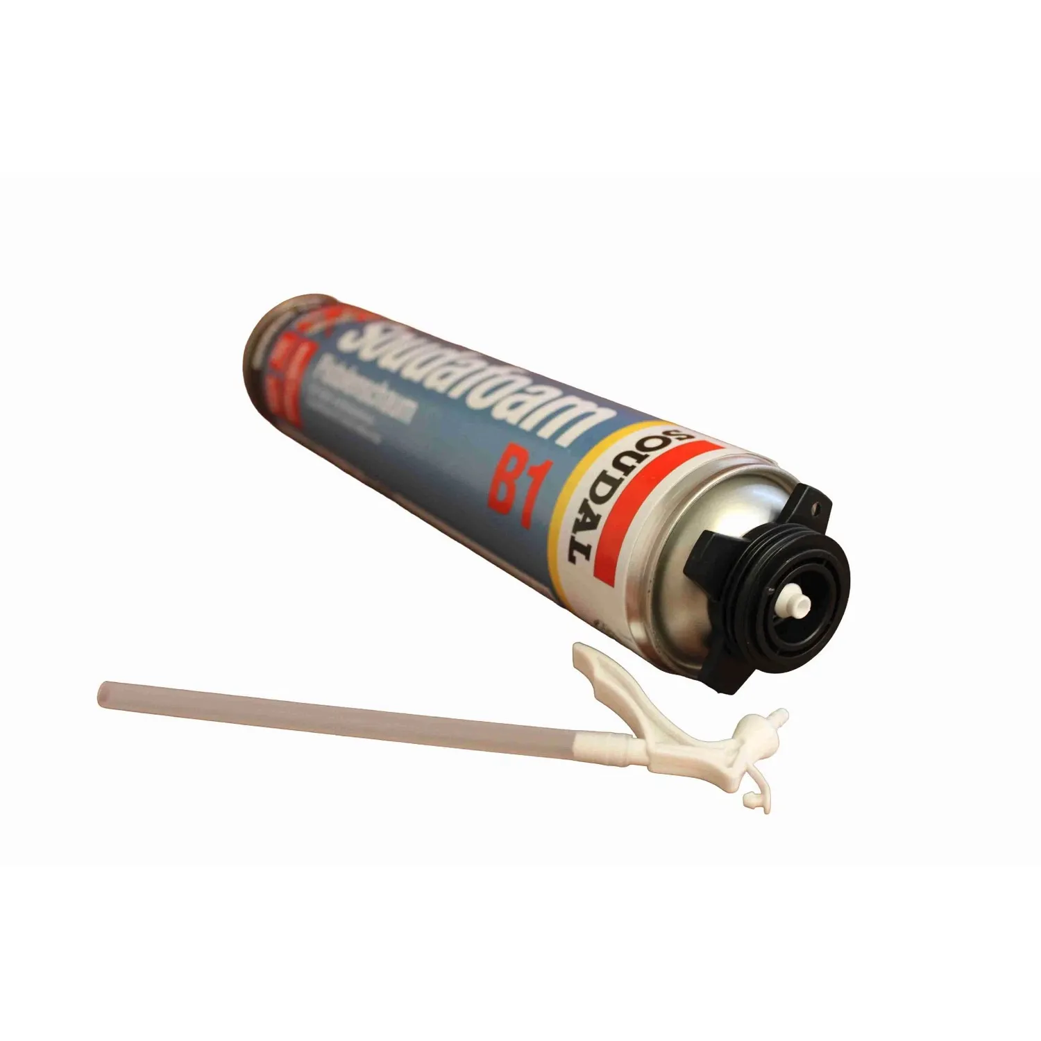 Soudal Brandschutzschaum Kombi-Adapter 750 ml Sprühröhrchen liegend