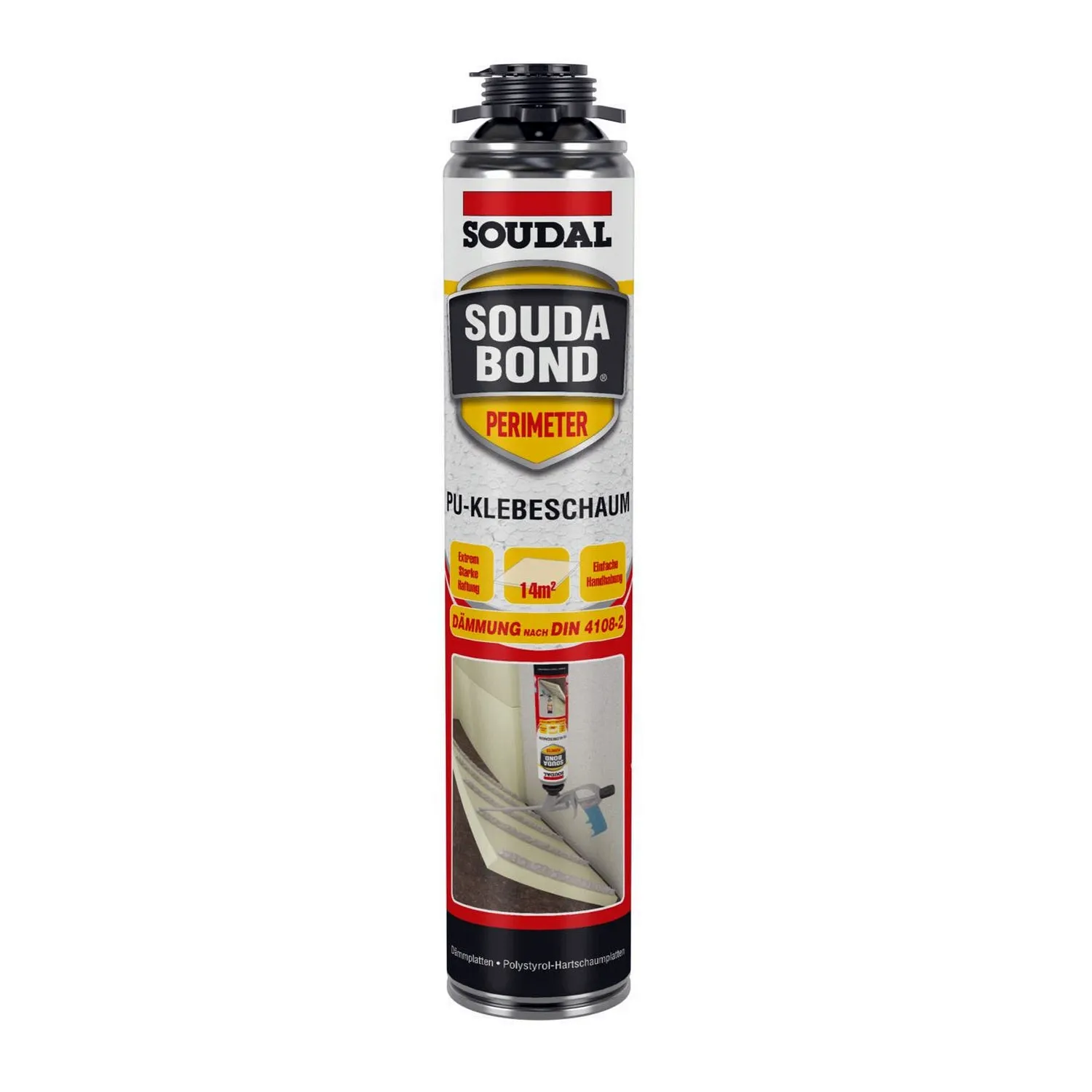 Soudal Soudabond Easy PU-Dämmstoffkleber B1 schwer entflammbar 750 ml
