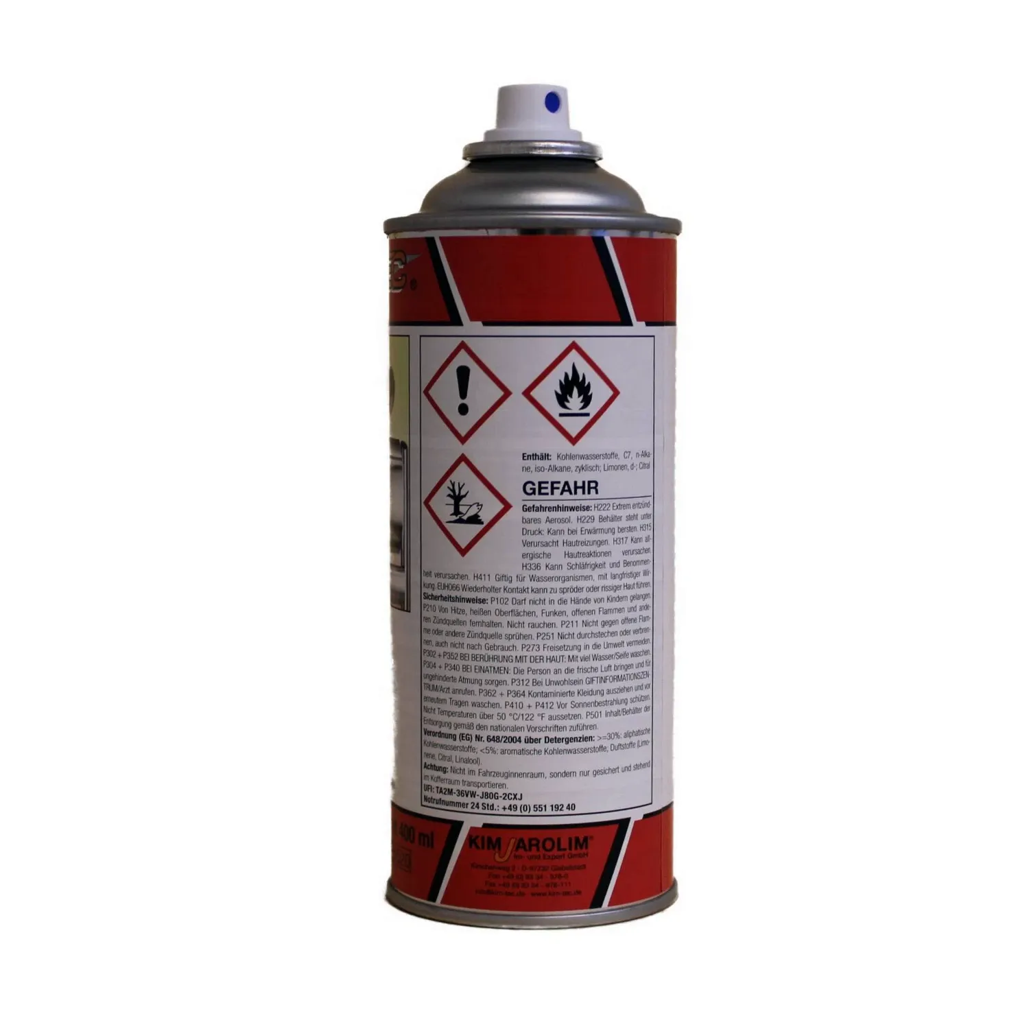 KIM TEC Edelstahlreiniger-Spray Fettlöser Edelstahlpflege 400 ml