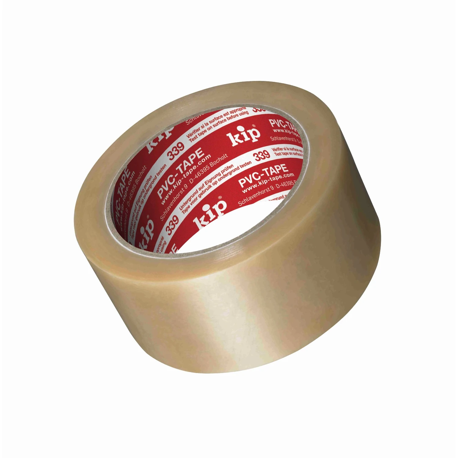 KIP 339 PVC-Packband transparent, 50 mm × 66 m