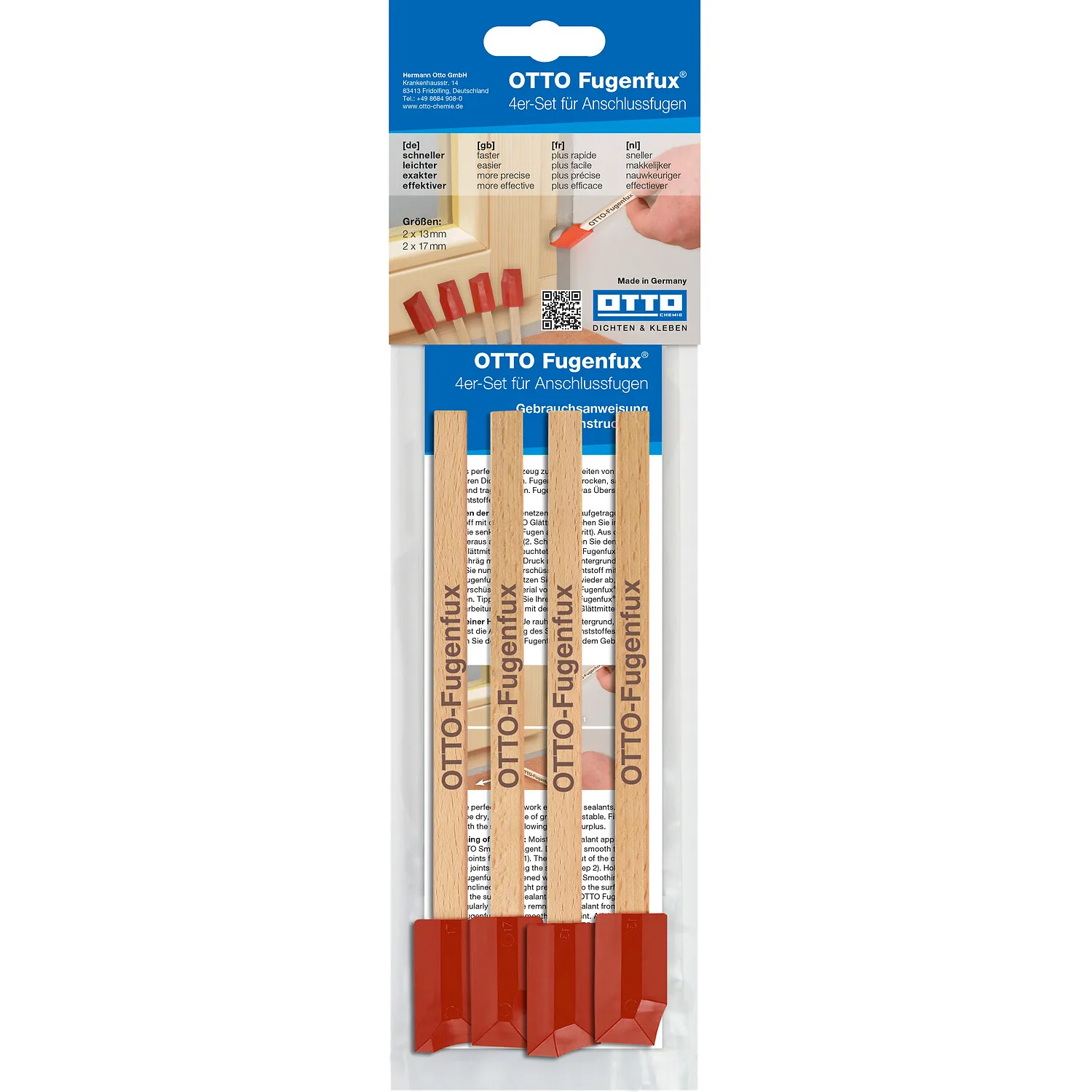 OTTO Fugenfux Anschlussfugen-Set in Originalverpackung, für saubere Silikonfugen an Anschlüssen