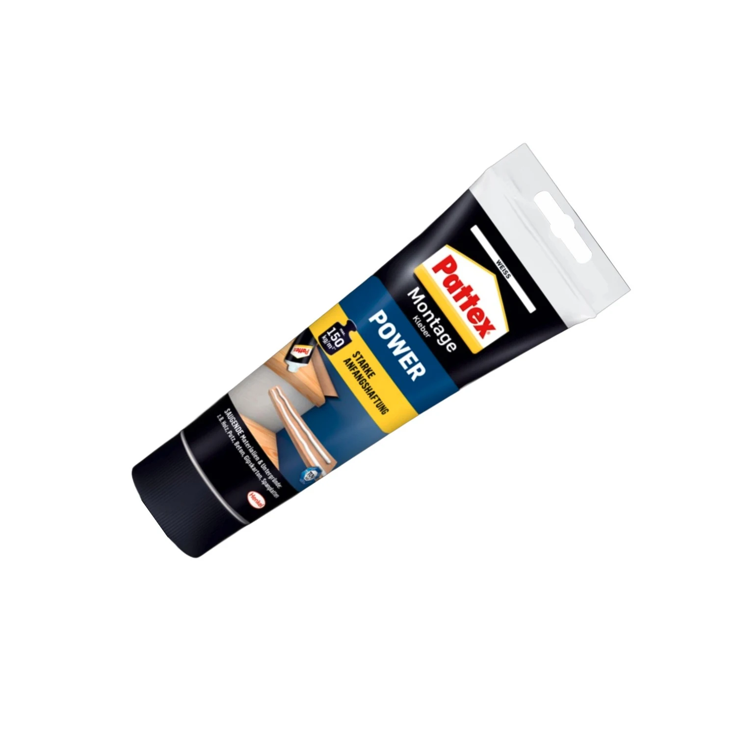 Pattex Montage Kleber Power weiß, Tube 250 g