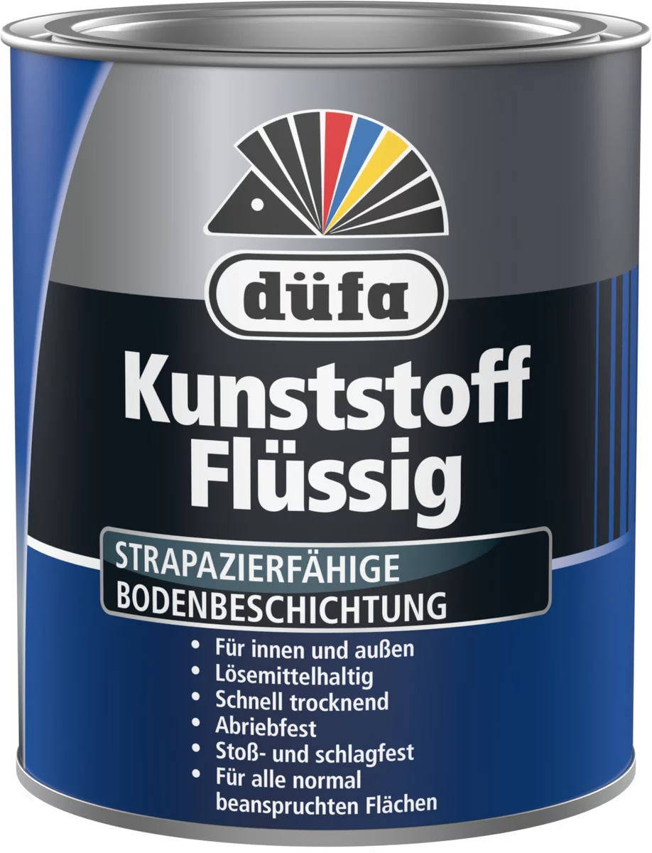 Düfa Flüssigkunststoff Bodenbeschichtung abriebfest 0,75 l