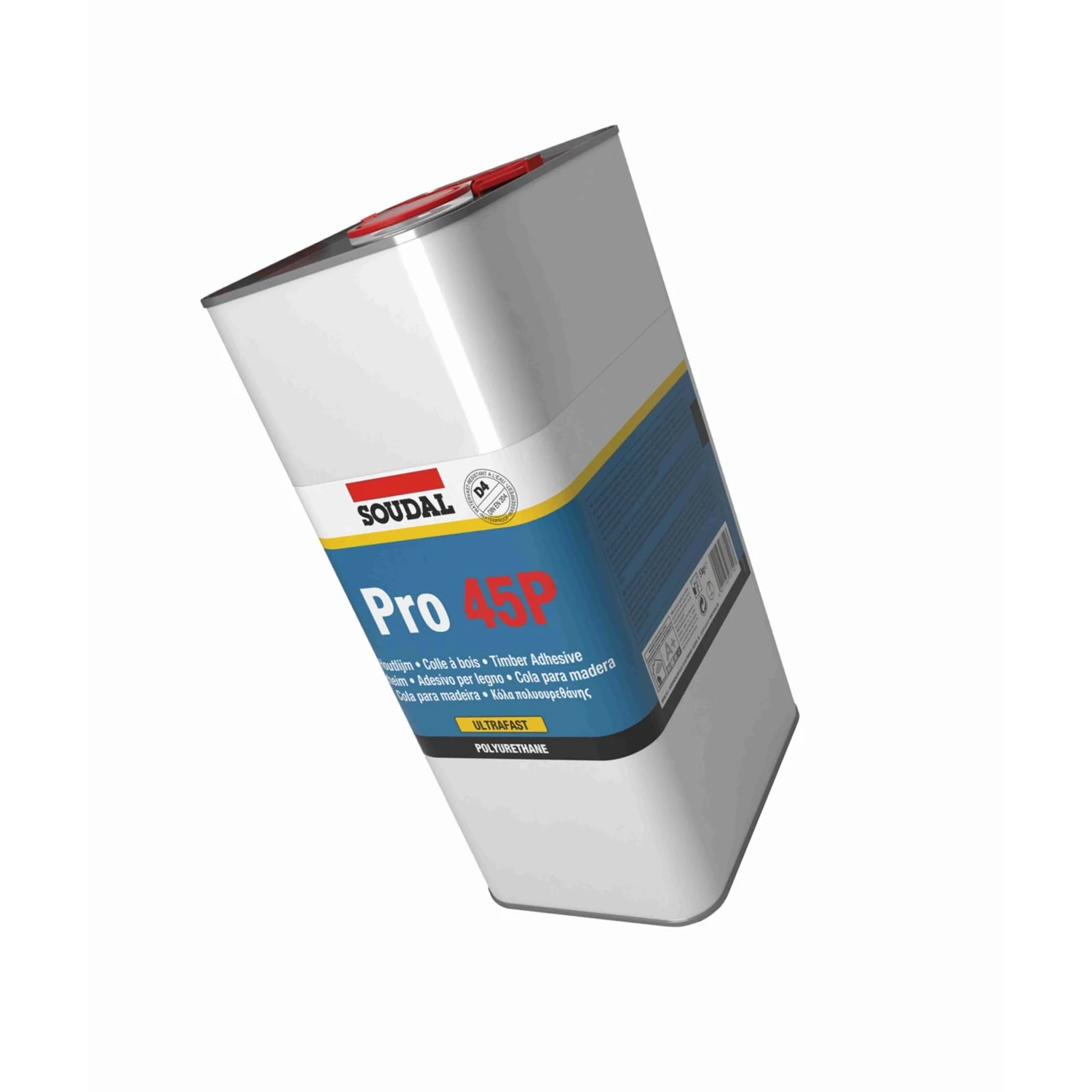 Soudal Holzleim Pro 45P D4 wasserfest, Kanister 5 kg
